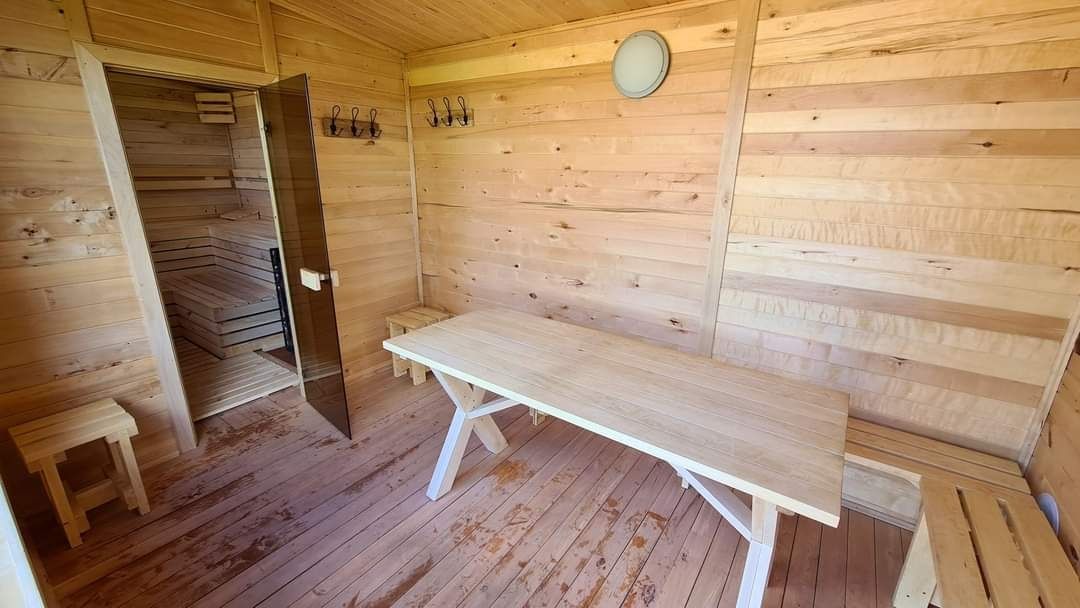 SAUNA nad jeziorem NECKO