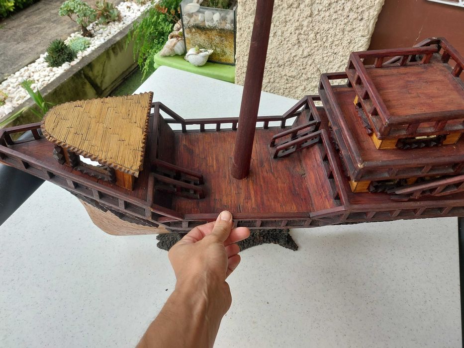 Barco madeira decoração