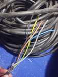 Vendo 90m de cabo elétrico flexível preto 5 por 2.5