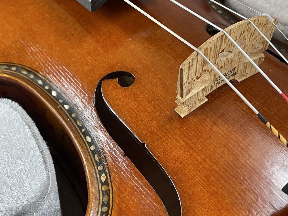 Майстрова Stradivari Hellier 4/4 інкрустована Страдіварі +футляр ВІДЕО