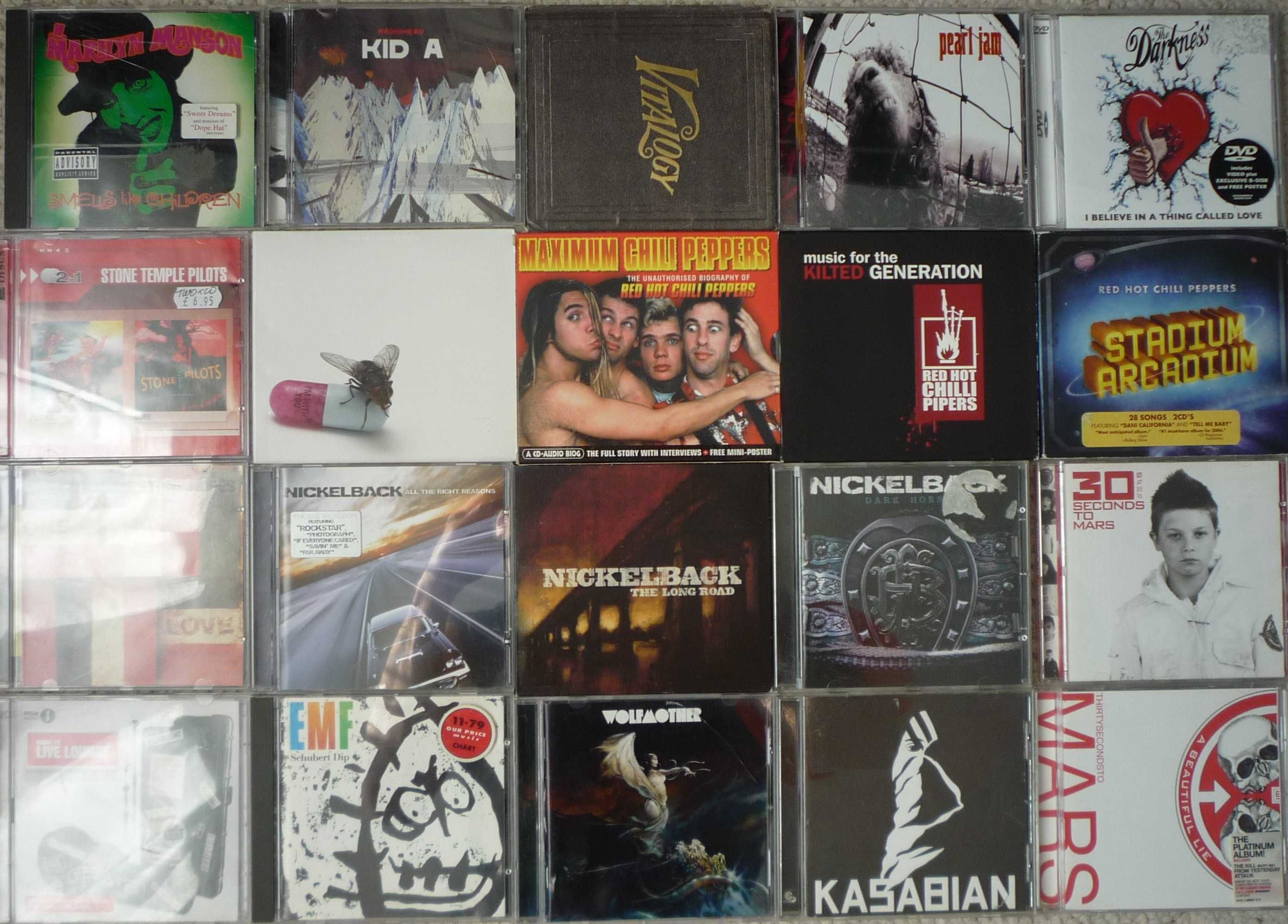 27xCD Judas Priest, The Cure, Slash, Camel, King Crimson