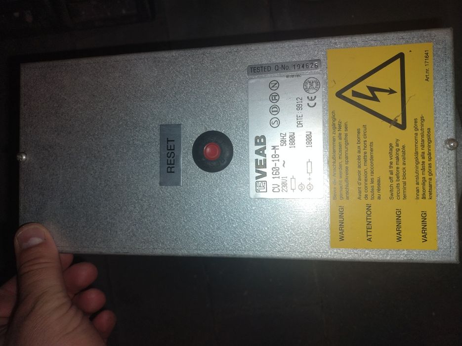 Nagrzewnica elektryczna fi 160 1,8kW