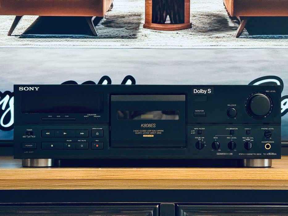 ‼️ Sony TC-K 808 ES — премиум кассетная дека Hi-Fi, 3 головы, кварц
