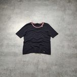DAMSKA Koszulka Bawełna PREMIUM Granatowa Logo Tommy Hilfiger Letnia