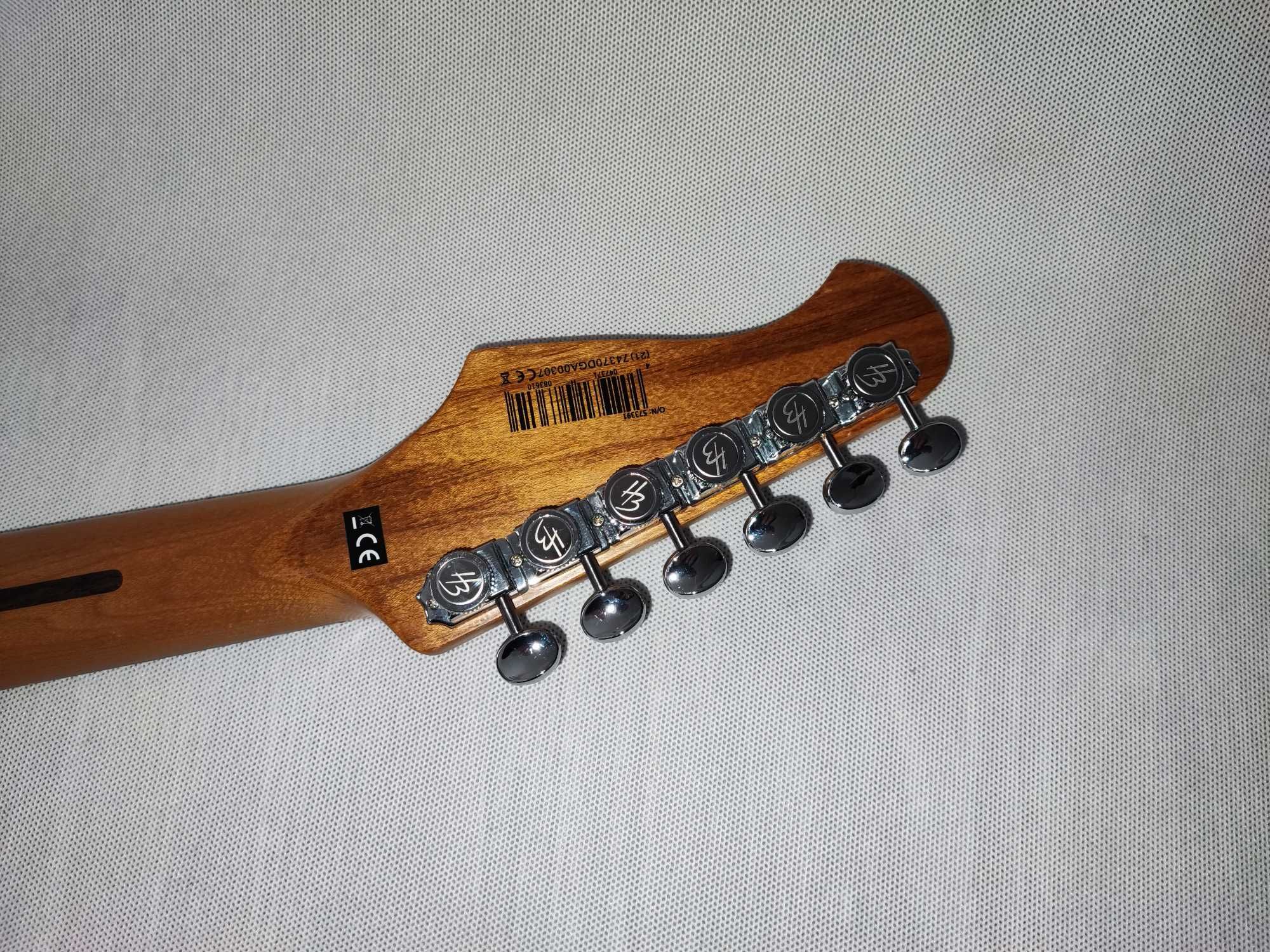 HARLEY BENTON ST-MODERN HH BK gitara stratocaster ustawiona lutniczo