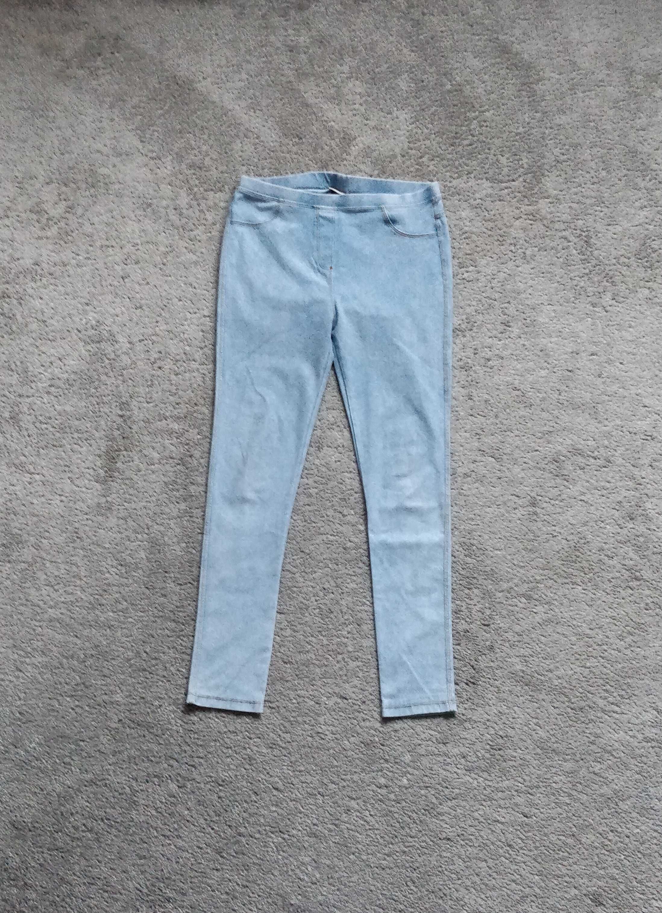 Spodnie jeansowe Zara, rozmiar 164cm, 13 – 14 lat, dziewczęce, skinny.