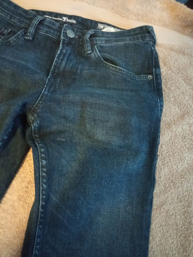 Spodnie Tom tailor rurki slim  182 cm 27 34 skinny denim skinny