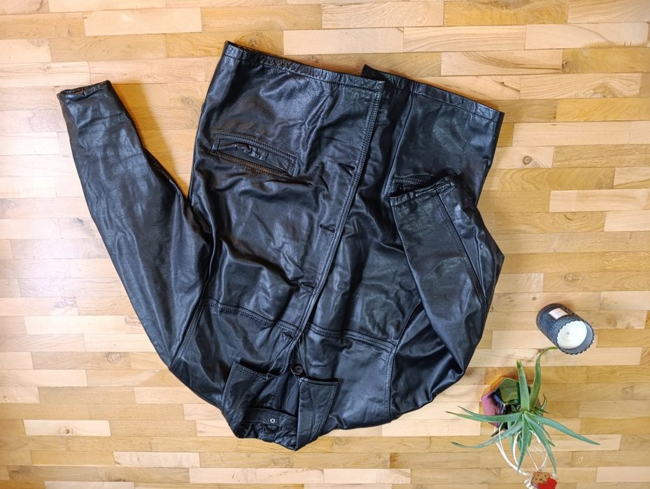 Kurtka skórzana vintage męska