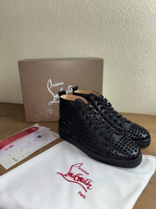Christian louboutin Кеди крістіал лабутін високі лабутани кросівки