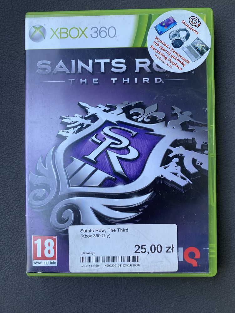 Gra Saints Row The Third Xbox 360 X360 pudełkowa na konsole strzelanka