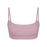 Топ Skims Cotton Rib Scoop Bralette Dusk