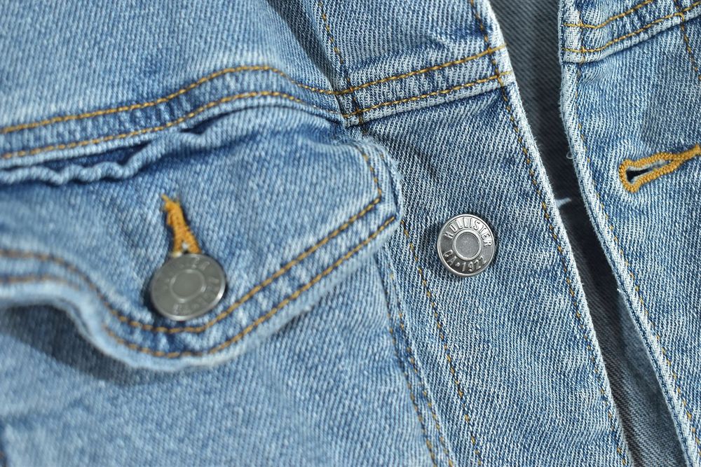 Hollister Epic Flex Jeansowa Kurtka Męska Denim Trucker S