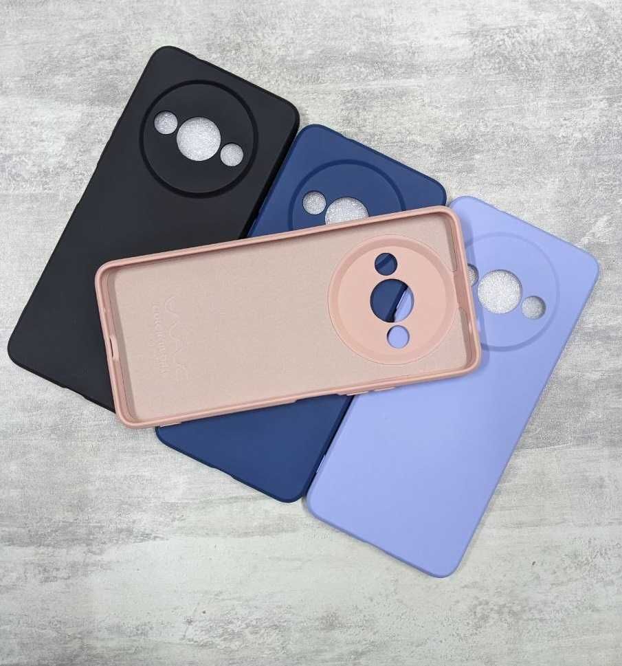 Чохол Silicone Case с микрофиброй для Xiaomi Redmi A3 / Чехол Накладка