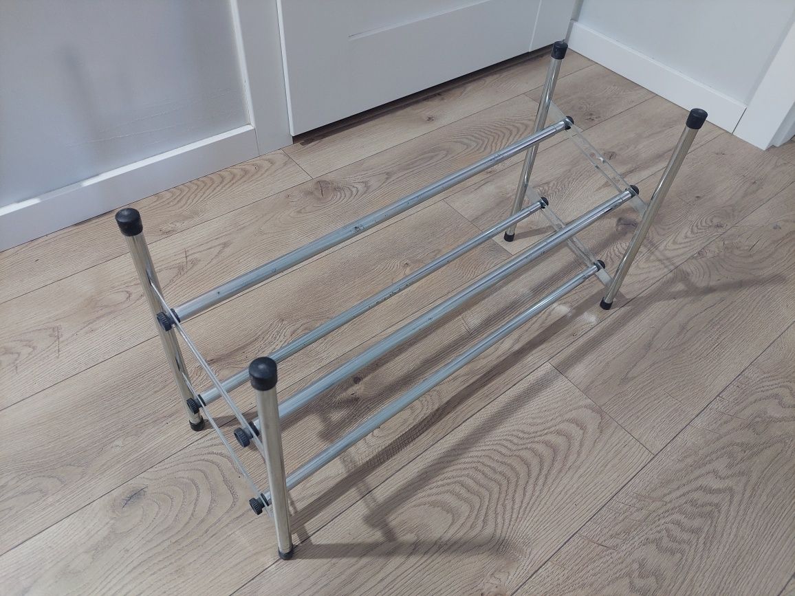 Półka na buty metalowa rozsuwana