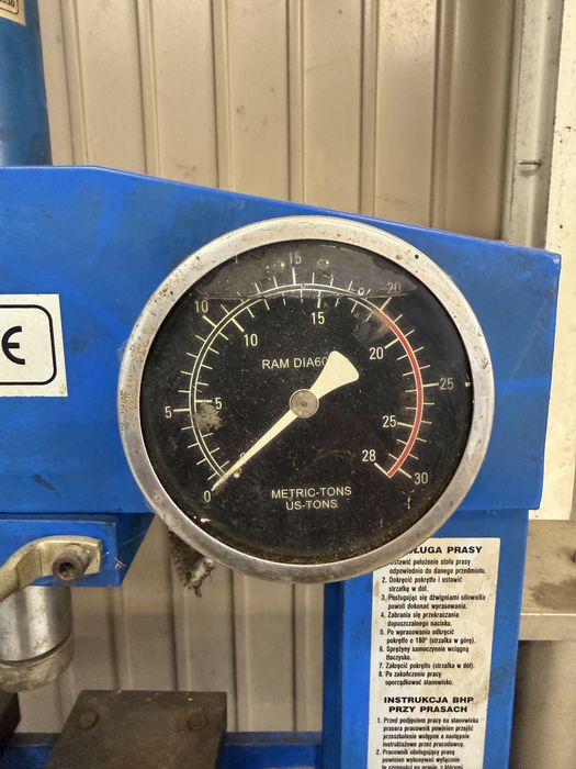 Prasa Hydrauliczna 20 Ton