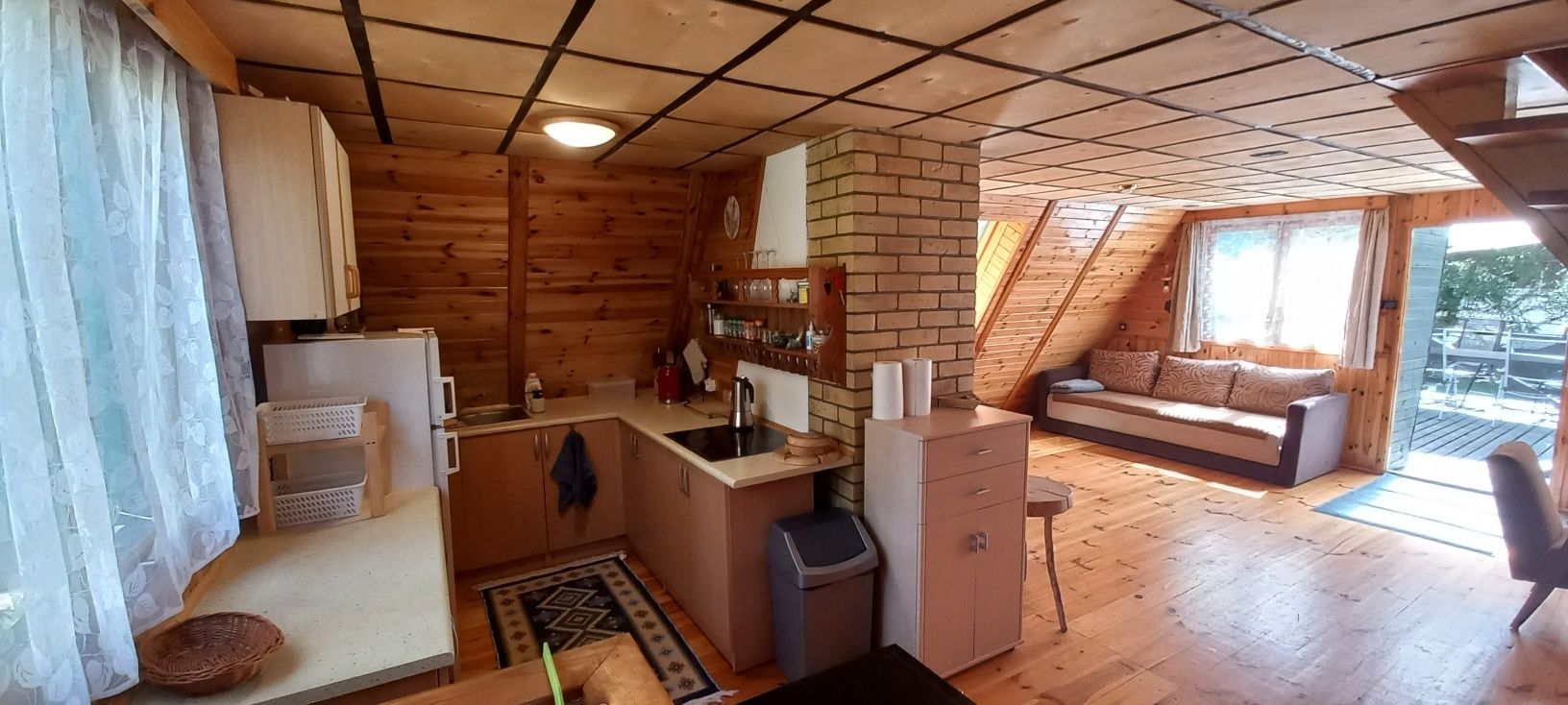 Domek letniskowy nad jeziorem, Mazury