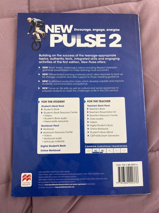 Conjunto livros Cambridge scholl New pulse 2