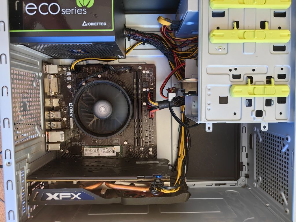 Komputer gamingowy Ryzen 7, RX 570, SSD, Chieftec!