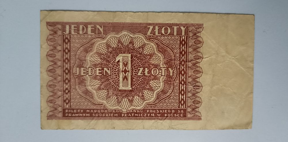 Banknot 1 złoty 1946