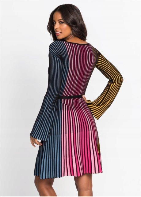 B.P.C dzianinowa sukienka kolorowa 36/38.