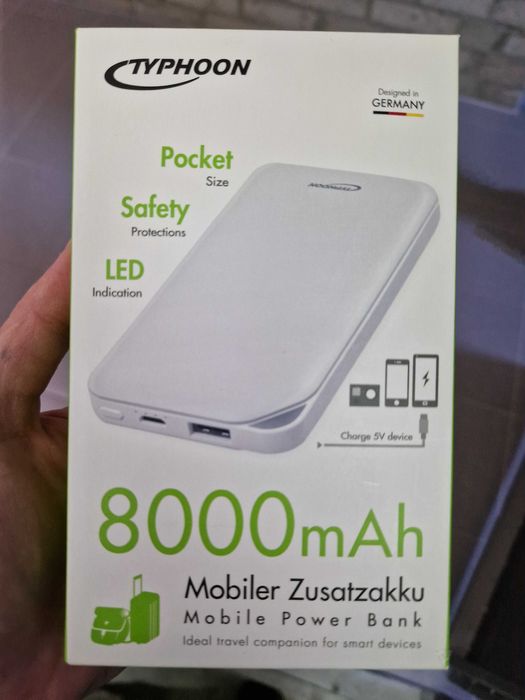 Повер банк на 8000 mah