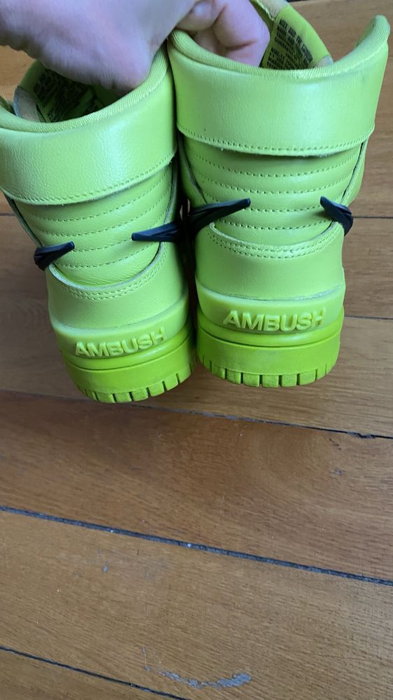 Nike ambush seledynowe buty za kostke 37,5