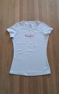 Pepe Jeans damski biały t-shirt S