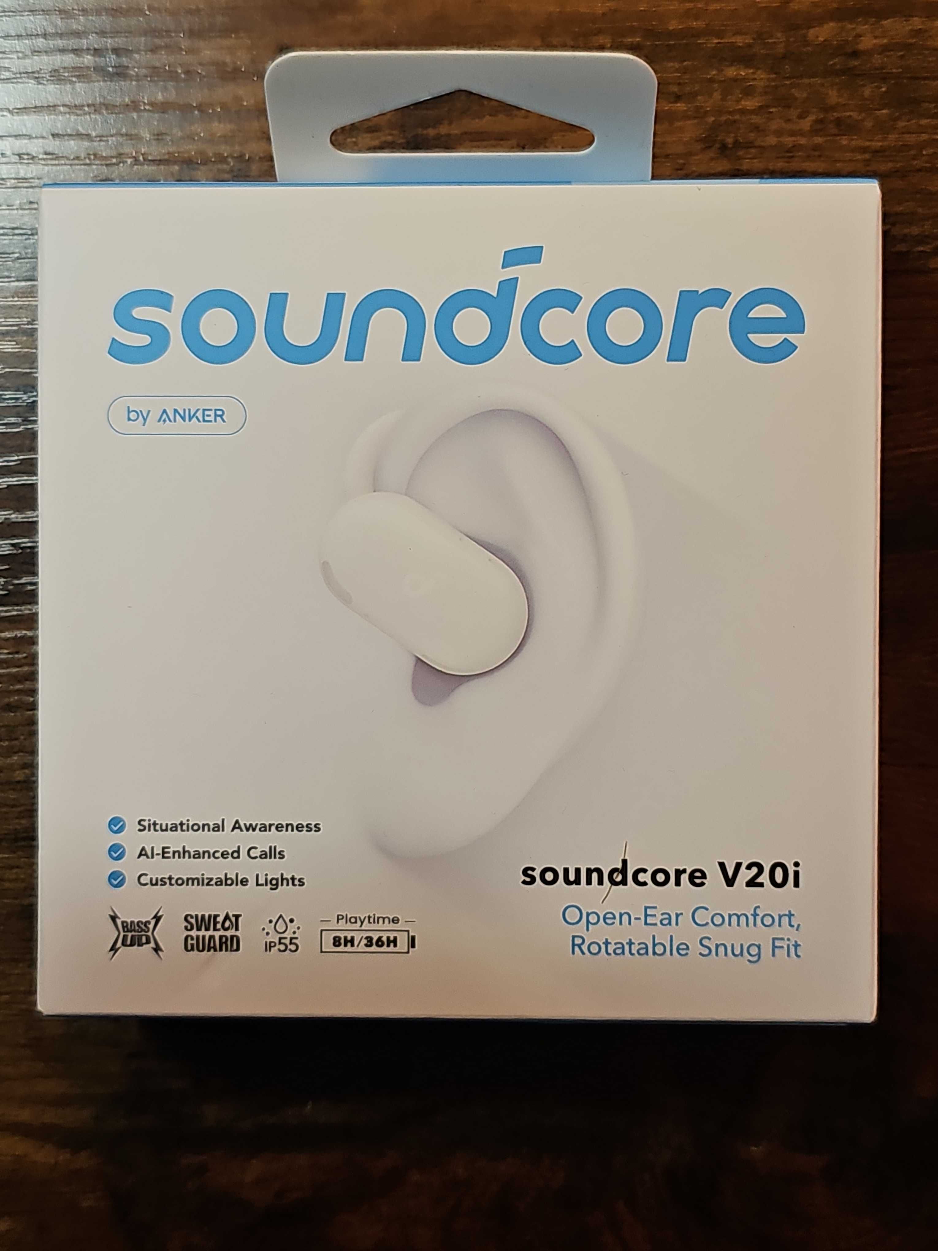 SOUNDCORE A3876G21 Słuchawki bezprzewodowe o otwartej konstrukcji V20i