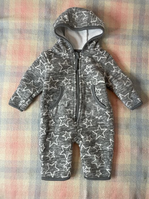 Комбінезон дитячий зимовий George з чоловічками на новон.зріст 50-56см