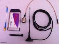 Conjunto para testes a redes WIFI longa distância