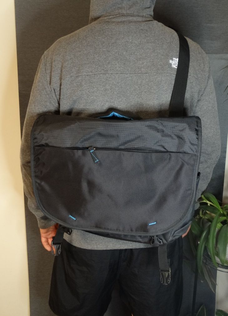 Lekka torba organizer na laptop 15,4 cala biznesowy wyjazdowy