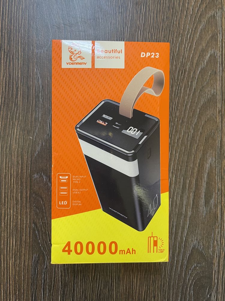 Power bank 40000mAh повербанк портативная батарея