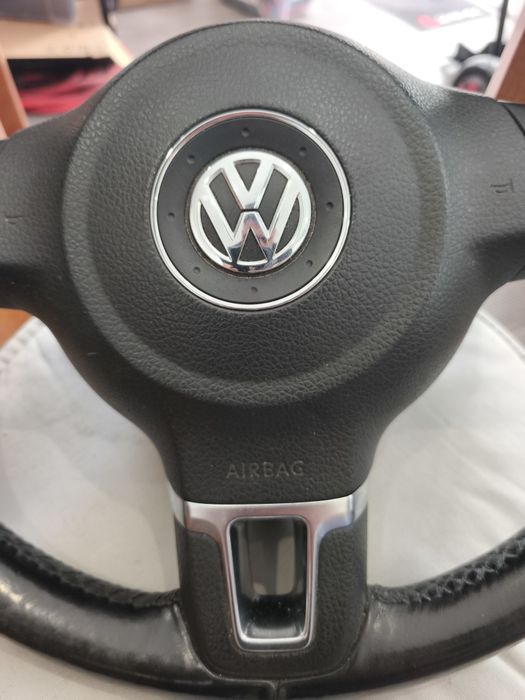 Volante golf mk7 completo com airbag