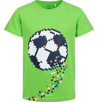 T-shirt Koszulka chłopięca Bawełna zielony 122 Podaj piłkę ! Endo