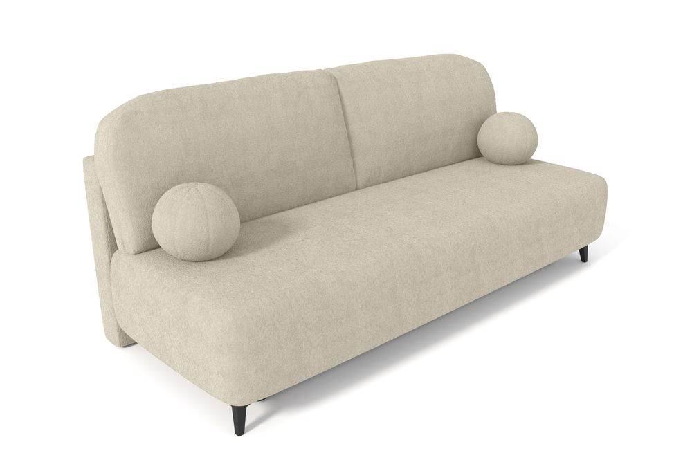 Sofa RIO Bouclé – Kanapa Tapczan Nowoczesna Funkcja Spania Baranek