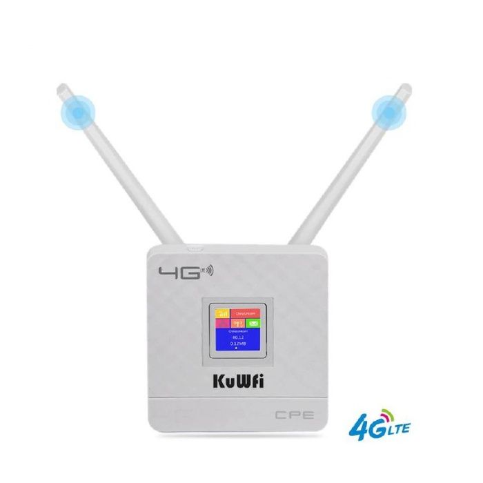 4G Wi-Fi Wifi роутер CPE KUWFI Tianjiec Lan выход дисплей все оператор