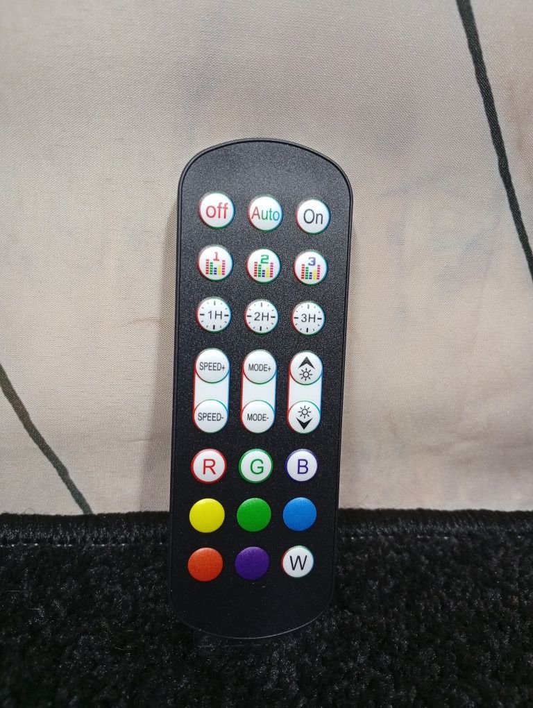 Wysoka lampa Led RGB podłogowa stojąca 120 cm +pilot