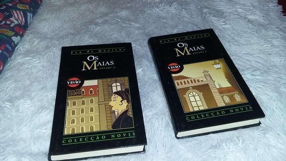 Livros Os Maias Parte 1 e Parte 2