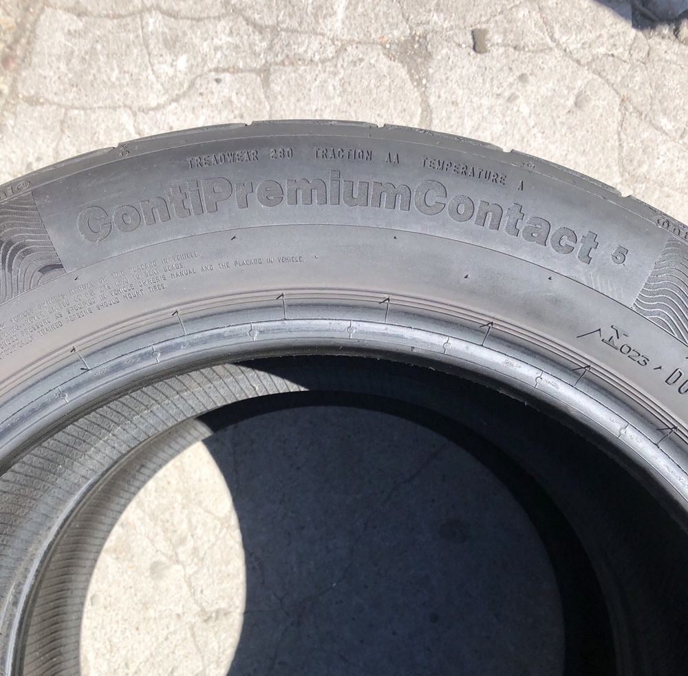 Opony uzywane Continental 205/55r17 95V XL Conti Premium Contact 5 -2s