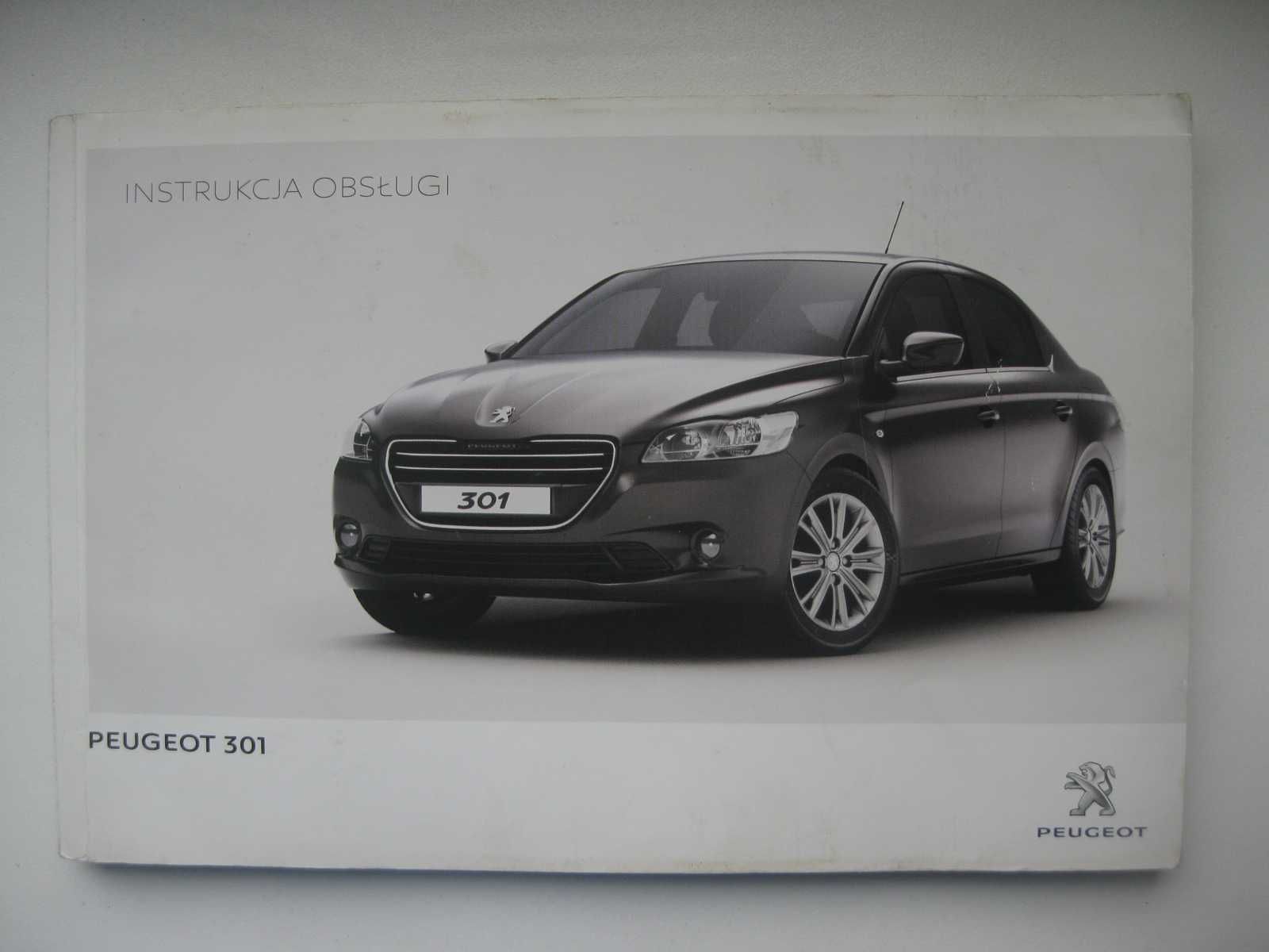 Peugeot 301 Polska instrukcja obsługi kolorowa książka obsługi 2012/13