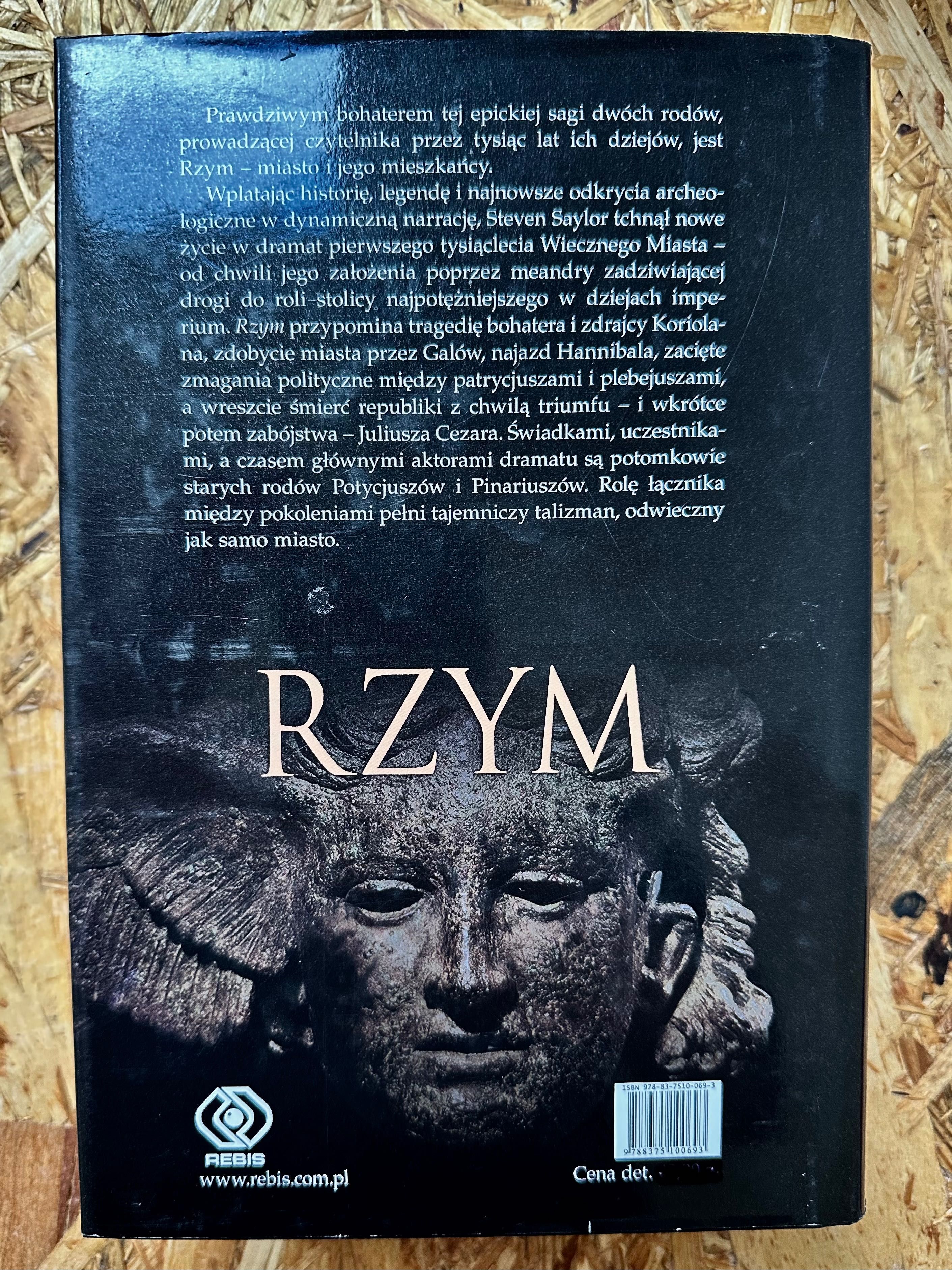 Książka RZYM Steven Saylor - jak nowa