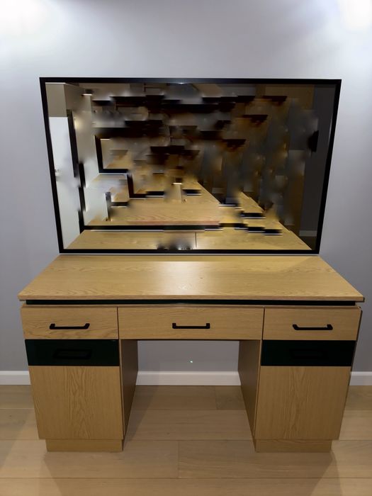 Metalowe lustro stan idealny