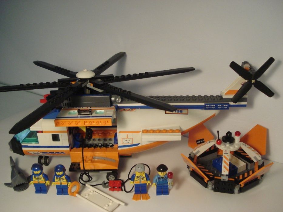 Helikopter 7738 Lego INSTRUKCJA zestaw city straż klock figurka ludzik