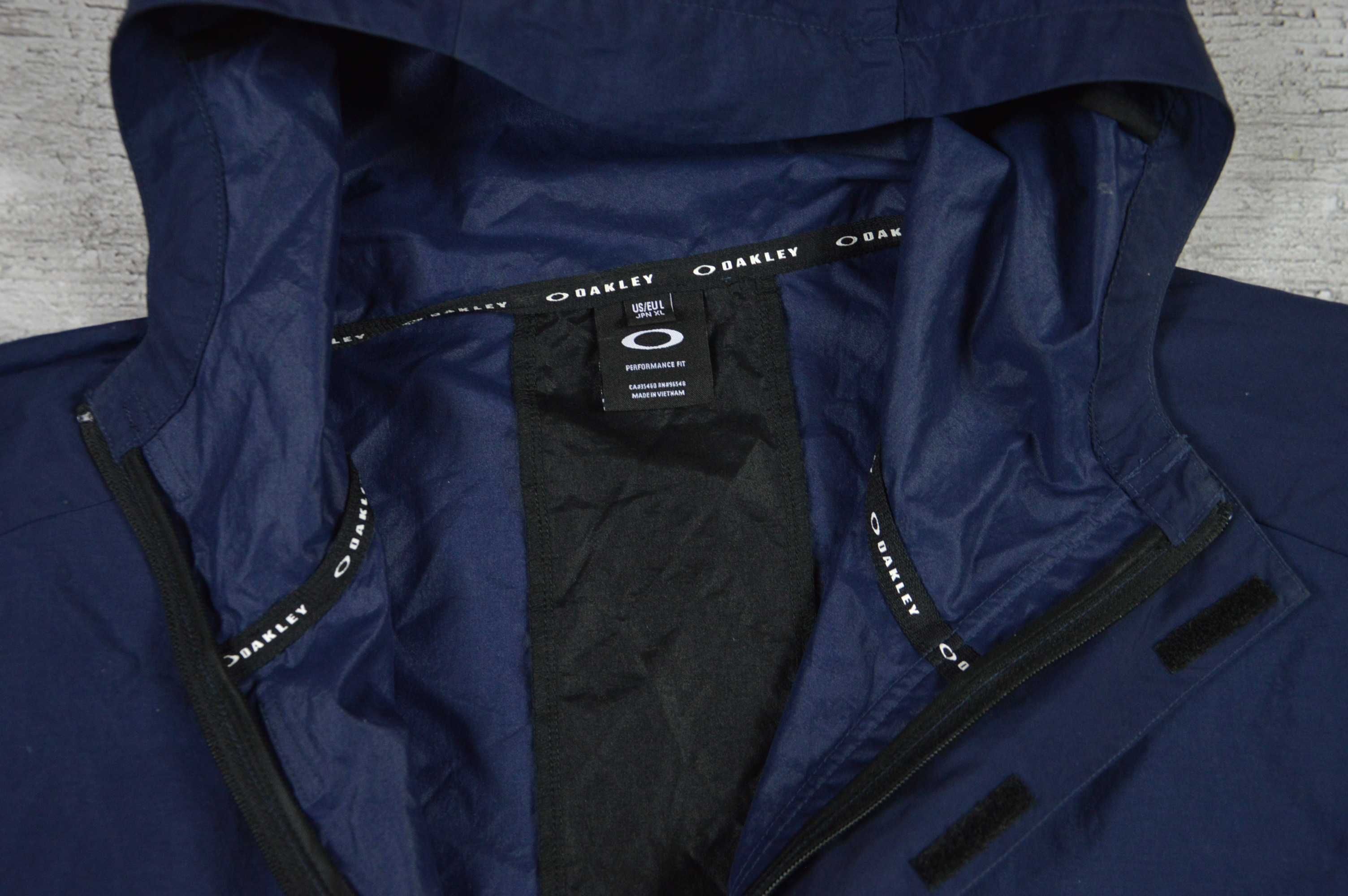 Oakley meska kurtka wiatrówka anorak z kapturem - L