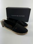Nowe Tommy Hilfiger Basic Flat Damskie Espadryle Czarne 36