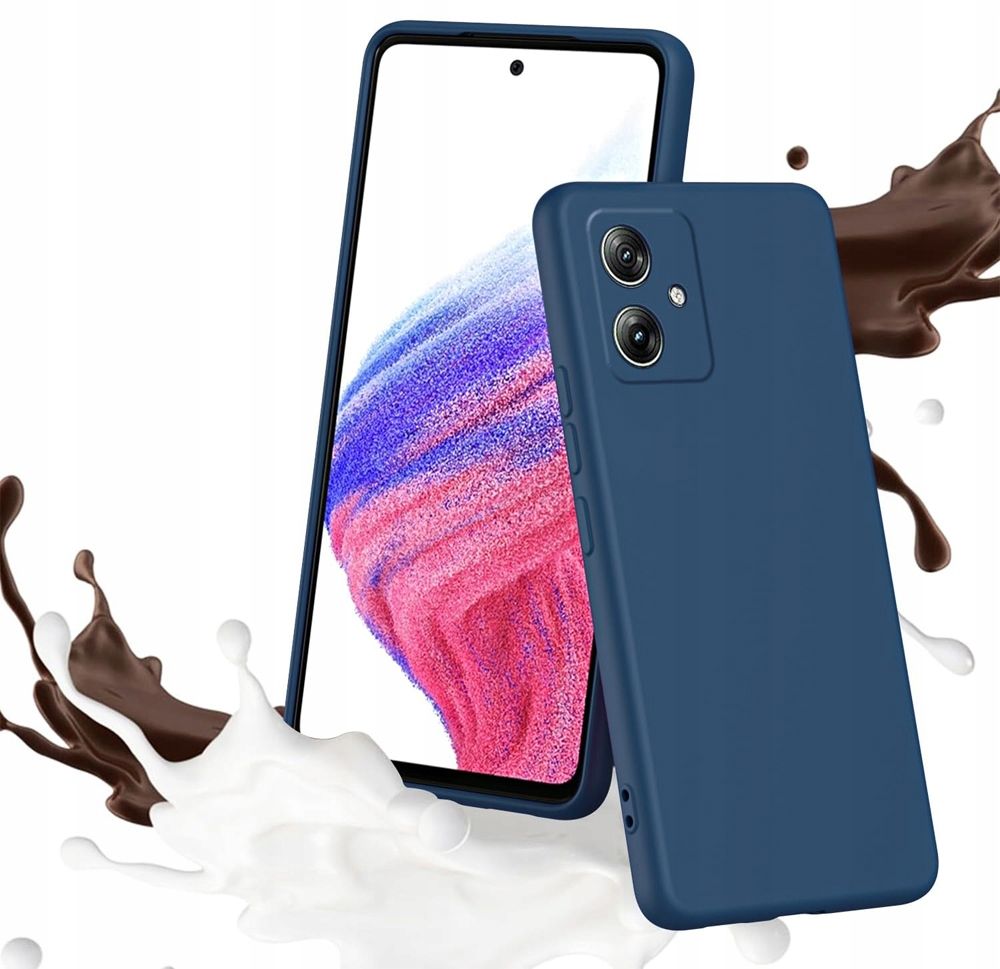 Etui Silicone Motorola moto G54 5G granatowe