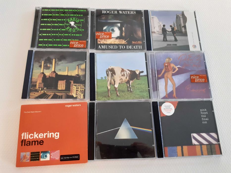 Colecção de CDs de Música Pink Floyd e Roger Waters