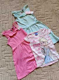 2 NOWE sukienki.T-shirt,bluzka Frozen,Kraina lodu,Elsa,Elza