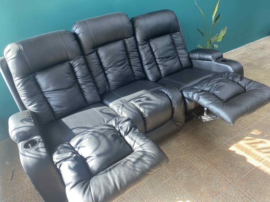 Kanapa rozkladana skora funkcja relax
