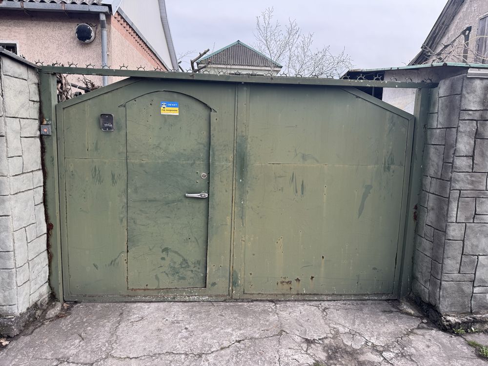 Продам Железные ворота с калиткой б/у